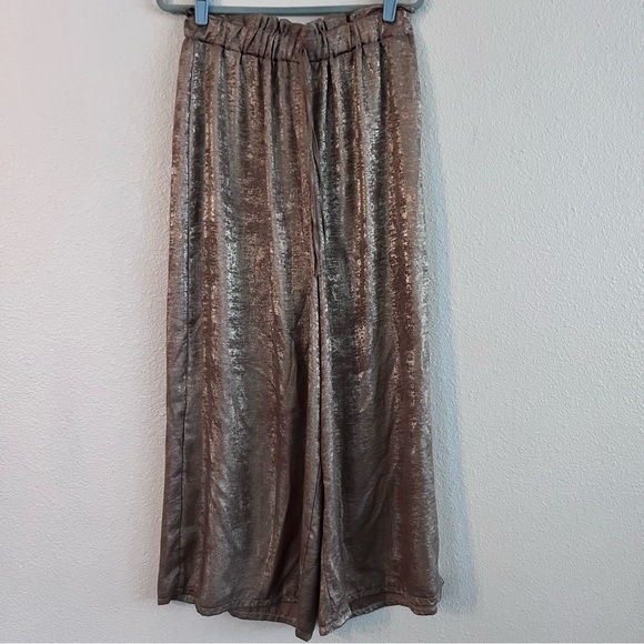 Pants - Shimmering Wide-Leg Pants Size XL